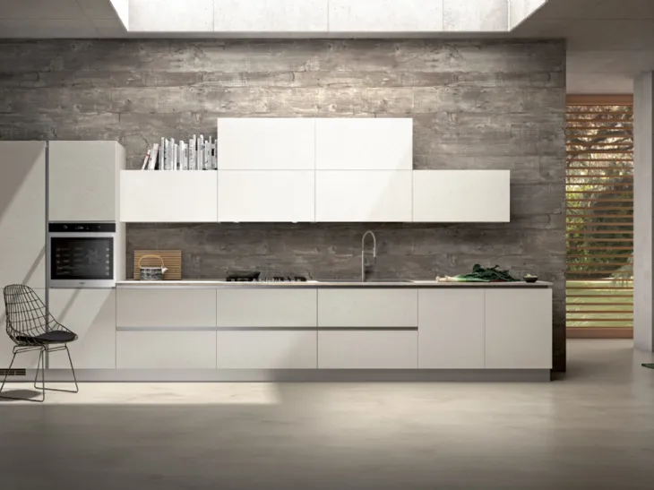 Cucina Moderna lineare Stella composizione 02 di Essebi