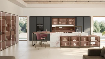 Cucina Moderna con isola Lounge 02 di Veneta Cucine