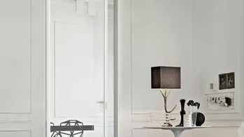 Porta per interni in vetro con telaio in alluminio Just Battente con Stipite di Doal
