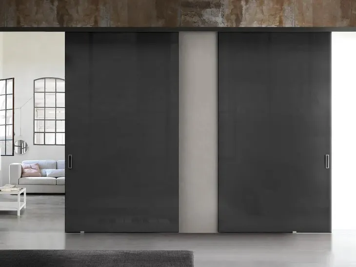 Porta per interni Tao Sospesa in Laccato di Doal