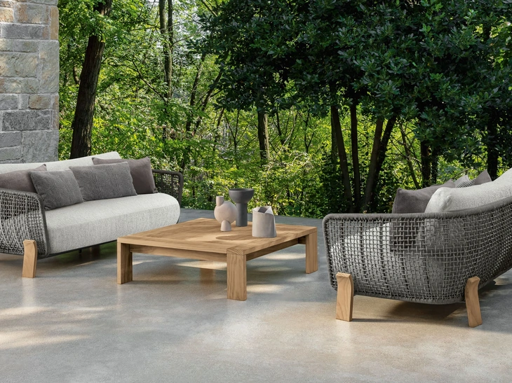 Arredo da esterno Argo Wood Love Seat di Talenti