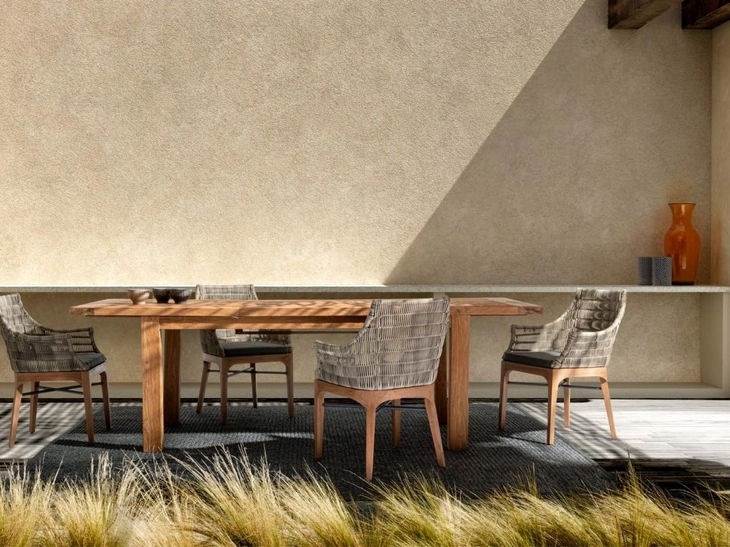 Tavolo in Teak riciclato Bounty di Bizzotto