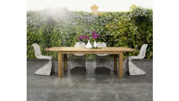 Tavolo da giardino Bounty in Teak Riciclato di Bizzotto