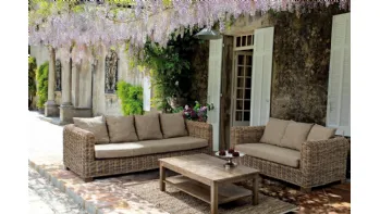 Divano da Giardino Fortaleza in fibre naturali di Bizzotto