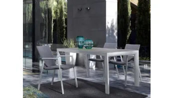 Tavolo da giardino Mason con Top Ceramica di Bizzotto