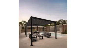 Pergola Ocean Antracite a isola di Bizzotto