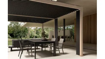 Pergola Ocean Natural Antracite di Bizzotto